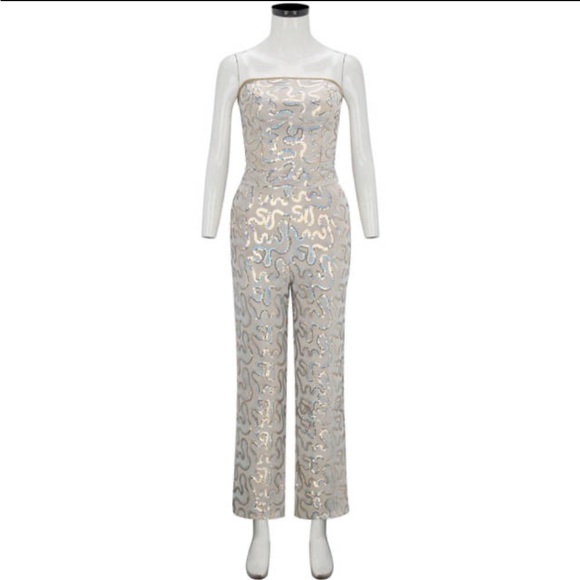 New custom barbie disco sequin jumpsuit - Picture 2 of 6